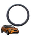 Steering Wheel Cover for Renault CAPTUR 2019 - Current (JB/JE) - Black Microf...