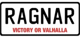RAGNAR PERSONALISED PLATE