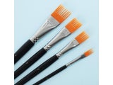 4pcs Serrated Paintbrush Set For Watercolor Oil Digital Art