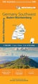 Germany Southwest - Michelin Regional Map 545 by Michelin - Folded