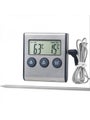 Remote Digital Cooking Food Meat Thermometer with Probe For Grill Oven BBQ T