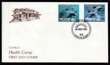 NZ 1991 Health Hector's Dolphin Set(2) on "Glenelg Health Camp" Printed FDC