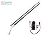 Hook’em Black Shotgun Bent Outrigger Pole 3m