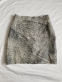 Retro high waisted leather mini skirt- XS