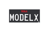 TESLA ‘MODELX’ personalised license plate.