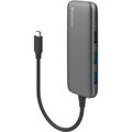 Verbatim USB Hub - USB 3.1 (Gen 1) Type C - External - Grey - 4 Total USB Port(s