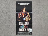Rocky IV 1985 Daybill Poster Used in NZ Cinemas