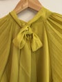 Dear Sutton Pretty Crepe Blouse in Celery Size 10 NEW