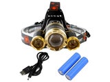 CREE XM T6 Rechargeable Headlamp Head Torch Lamp 8,000 Lumens - (NZ Clearance)