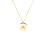 Stainless Steel Gold Plated Vintage Pendant Necklace For Women