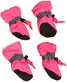 4PCS Non-Slip Dog Shoes Dogs Boots Hot Pavement Puppy Shoes Paw Protector for