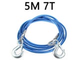 3-7 Tons Steel Wire Tow Rope With Hooks For Car
