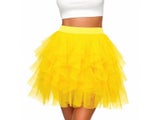 Women's High Waist Tulle Puff Skirt A-line Cute Ballet Ball