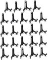 5" Black 24pcs/Set Plastic Easels Plate Display Stands Picture Frame Stand Ho