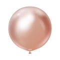 24" (60cm) Mirror Rose Gold Jumbo Latex Balloon