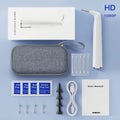 Ear Camera Endoscope 3.9mm Wireless Otoscope 720P HD WiFi Ear Scope With 6 LED