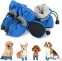 4PCs Dog Boots Dog Shoes Pow Protector for Summer Hot Pavement for Small Medi