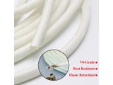 Fiberglass Sleeve 600 Deg High Temp ID 1mm-25mm 1/5/10/20M