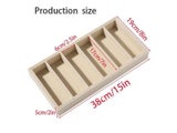 10 Grids Beige Sunglasses Display Box Organizer Tray