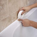 Caulk Strip Tape, PE Self-Adhesive Decorative Sealing Tape, Used for Kitchen