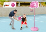 Kids Basketball Hoop Backboard Stand System
