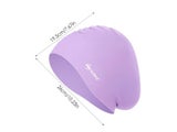 Oversized Waterproof Silicone Swim Cap With Ear Protect