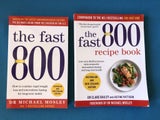 DR MICHAEL MOSLEY &amp; CLARE BAILEY x2 THE FAST 800 + FAST 800 RECIPE BOOK