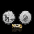 2022 Australia 5 oz Silver Lunar Tiger BU (Series III)