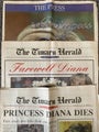 OLD NEWSPAPER: The Timaru Herald + The Press 1997 - Death of Princess Diana