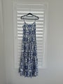 Borgo De Nor Blue And White Dress