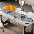 Halloween Table Runner, Black Lace Spider Web Table Runner for Table Decor, 1