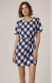 Karen Walker plaid silk dress