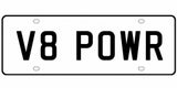 V8 POWR – Personalised Plate Rights (not yet manufactured)