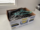 BULK Coat Hangers Banana box full