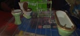 Miniature bathroom set