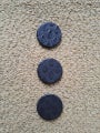 Antique Large Buttons x 3
