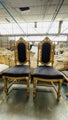 Pair of throne chairs