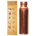 100% Pure Copper Water Bottle for Yoga / Ayurveda Health Benefits