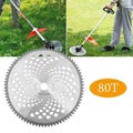 80 Tooth - Circular Trimmer Saw Blade Disc Weed Eater 80T Brushcutter Blade