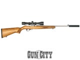 22 Ruger 10/22 Stainless Wood