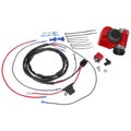 139dB Stebel Nautilus Compact RED Car Air Horn Kit incl Relay + Wiring Harness