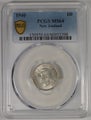 New Zealand - 1940 - Sixpence - KM8 - PCGS MS64