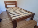 King single timber bed frame