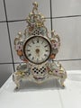 Mantle clock German porcelain brand : sandizell