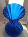 Vintage Spiral Cobalt Vase