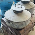 Vintage butter urn