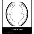 2x PROTEX Brake Shoes - Front For ISUZU KT26 KT26 2D Truck 4X2 1981 - 1984 N1551
