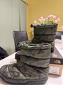 The North Face Nuptse Après Bootie Camouflage Down-Filled Warm Snow Boots