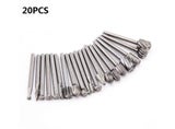 20 pcs Dremel burr set
