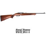 22 Ruger 10/22 Blued Wood Deluxe Threaded